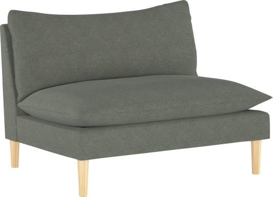 Deep Forest Charcoal Settee