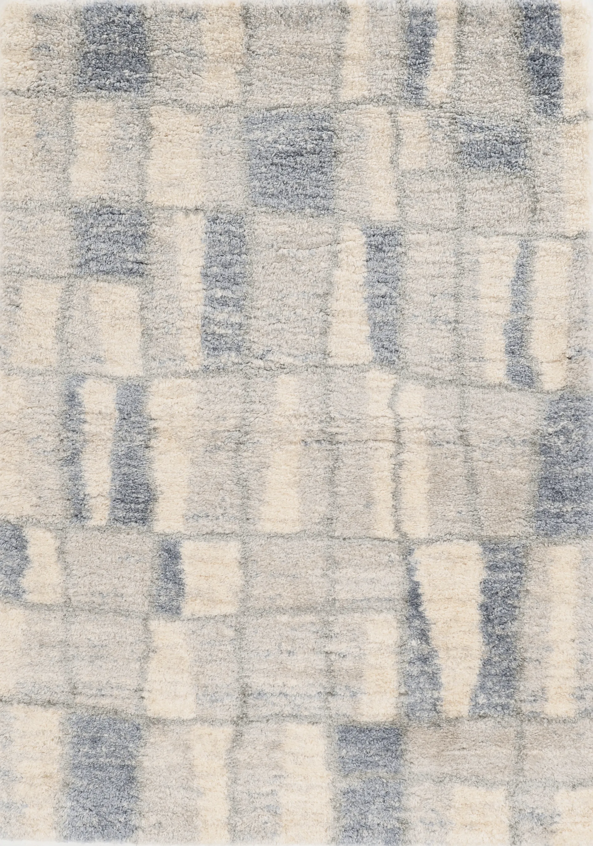 Kids Geo Scribble Ivory 5'3" x 7'7" Rug - Image 1