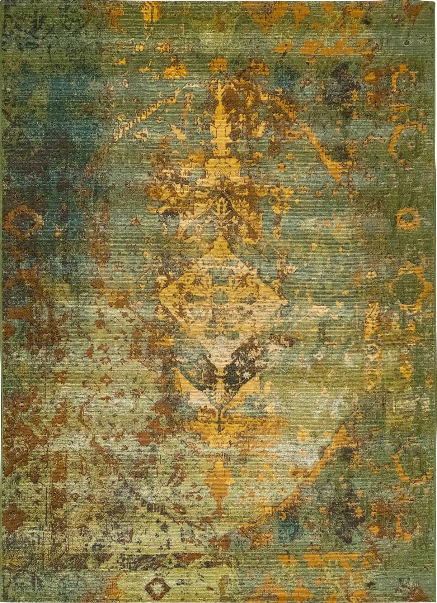 Baylin Green 6'6 x 9'4 Indoor/Outdoor Rug - Image 1