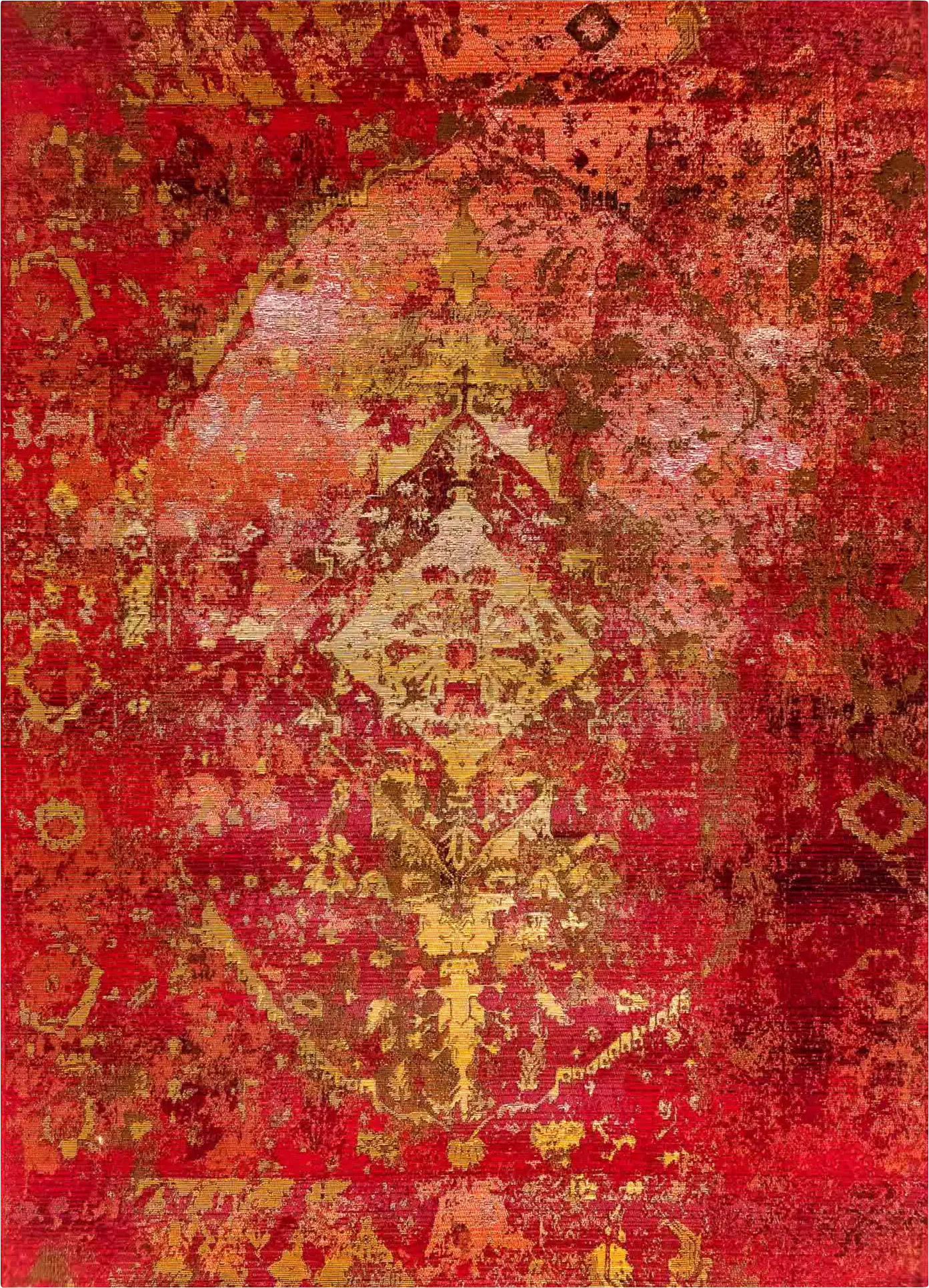 Baylin Orange 6'6 x 9'4 Indoor/Outdoor Rug