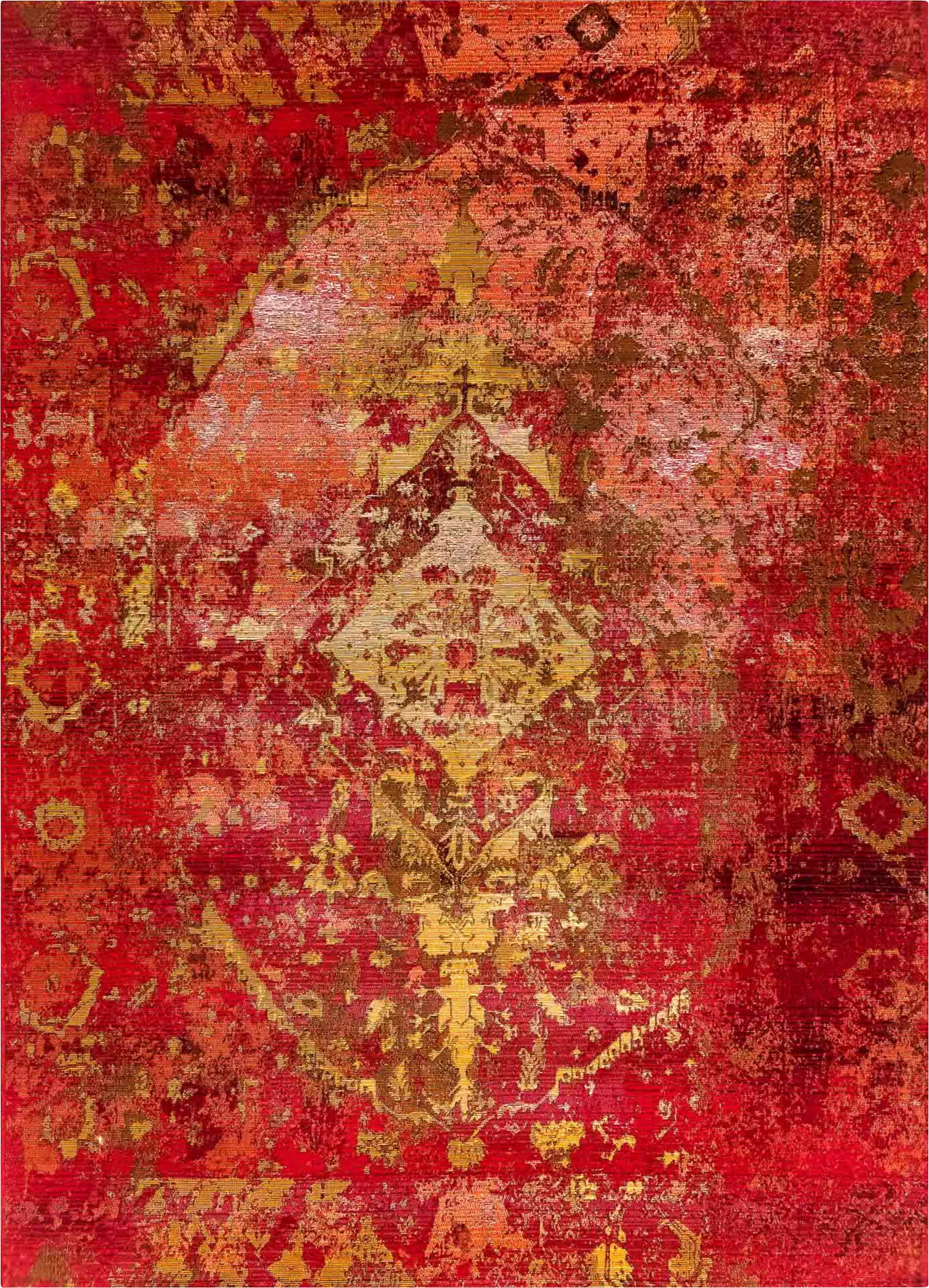 Baylin Orange 6'6 x 9'4 Indoor/Outdoor Rug - Image 1