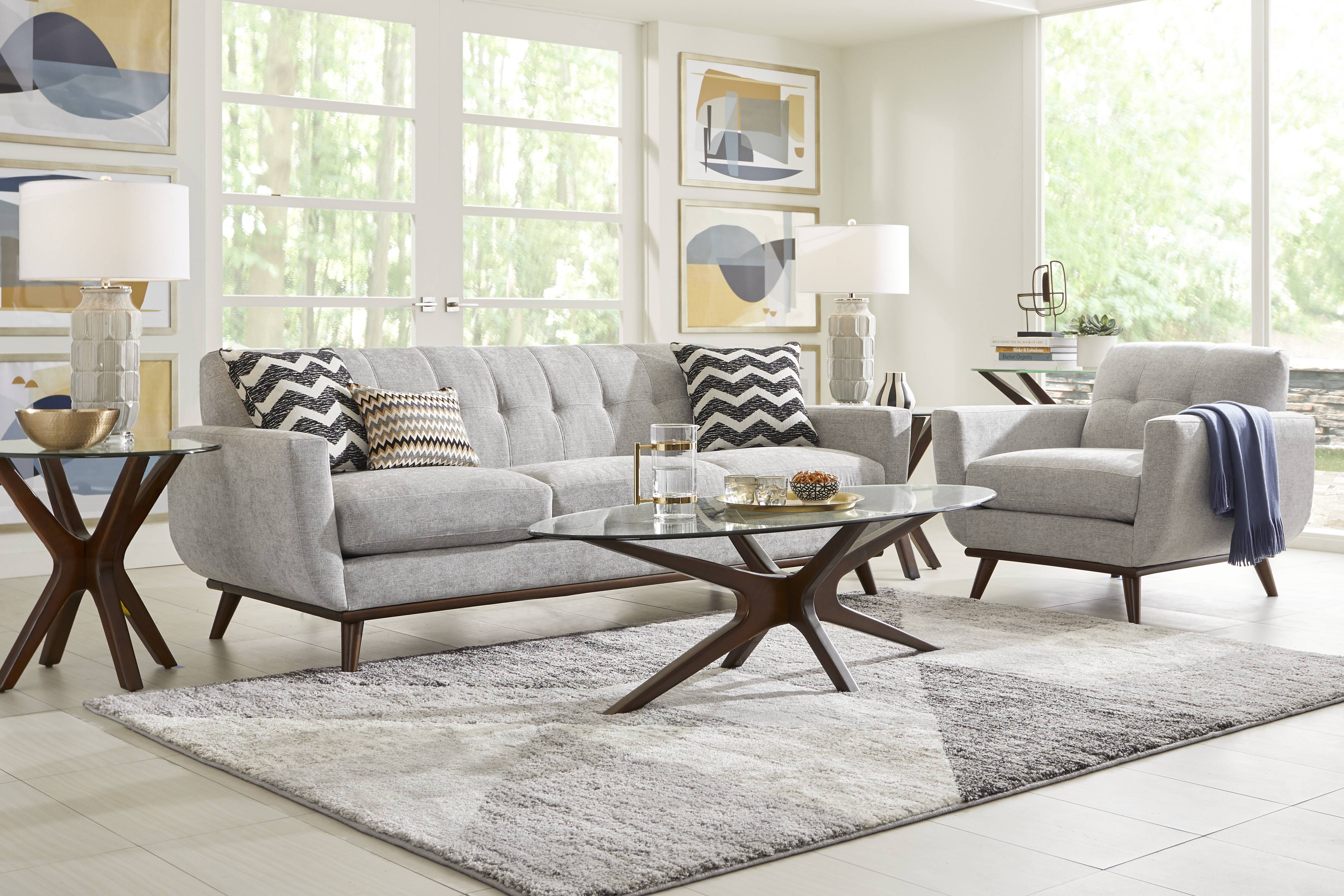 East Side Smoke 7 Pc Living Room - Thumbnail - Image 1