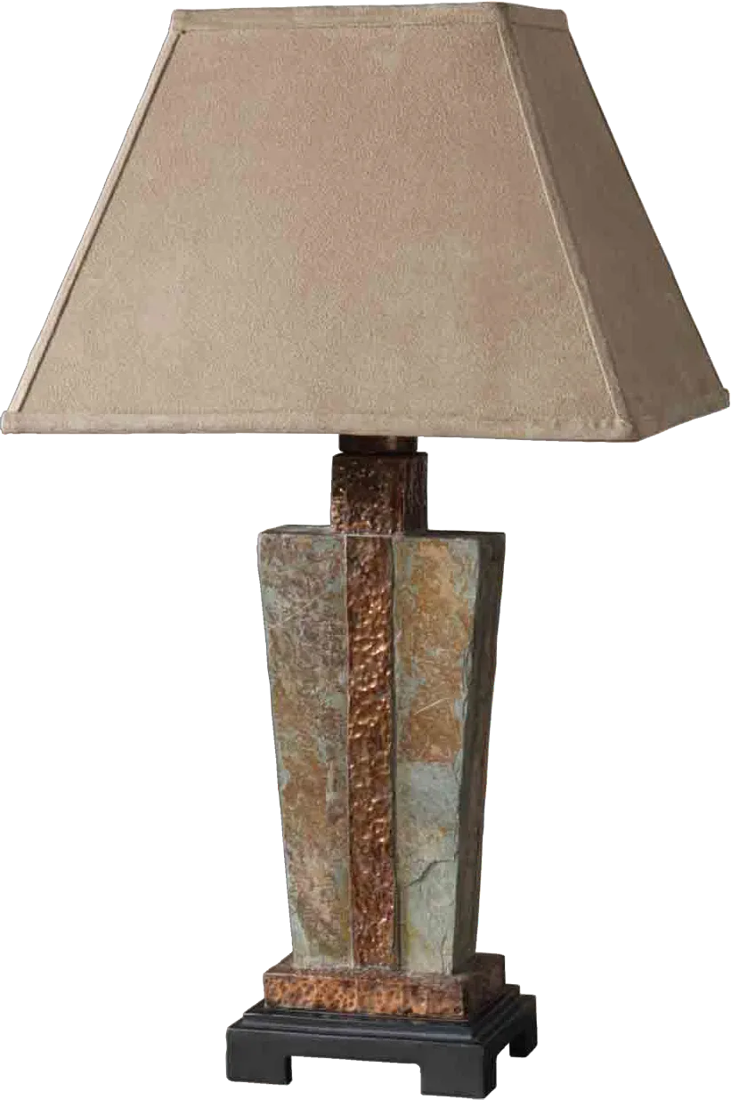 Harmony Drive Slate Outdoor Lamp - Image 1