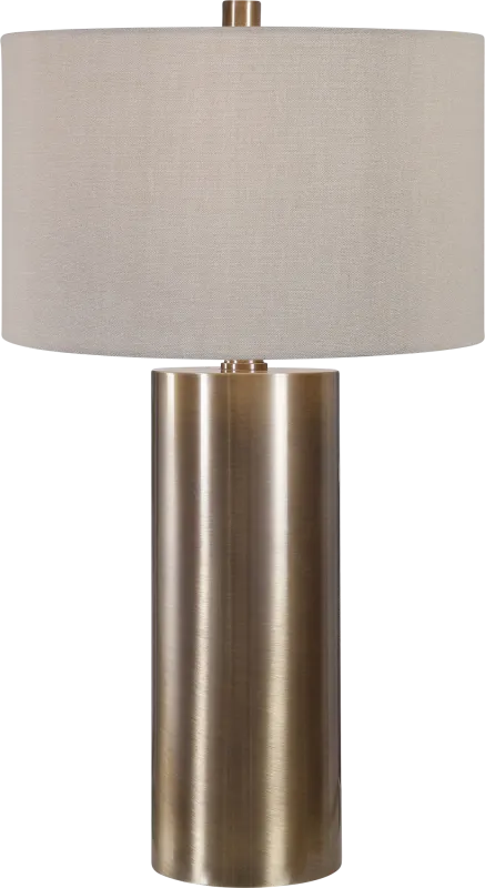 Hawk Court Brass Lamp
