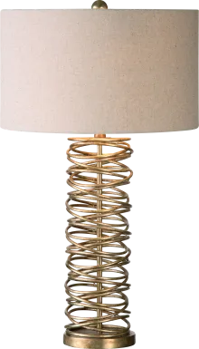 Hawkeye Place Champagne Lamp