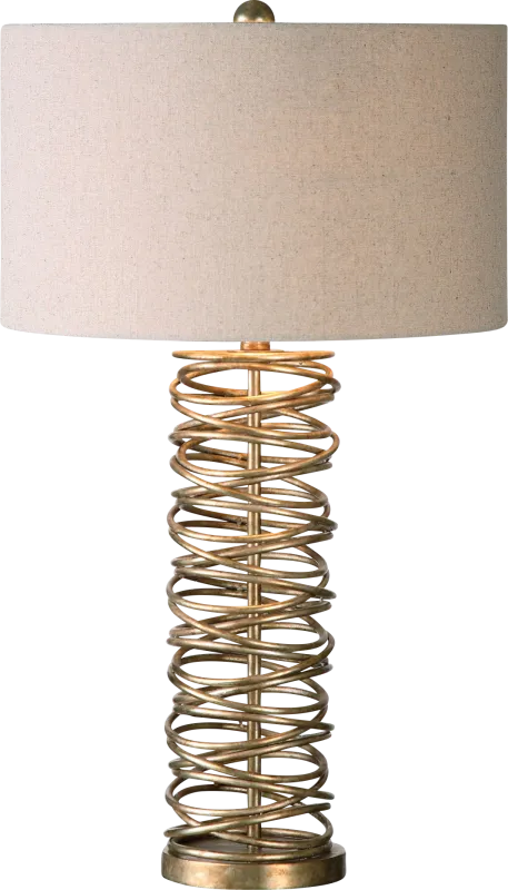 Hawkeye Place Champagne Lamp