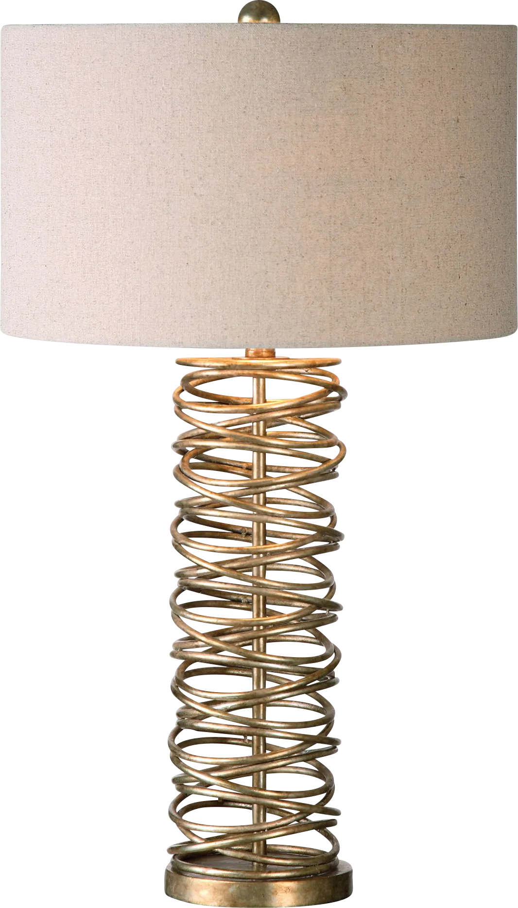 Hawkeye Place Champagne Lamp - Image 1