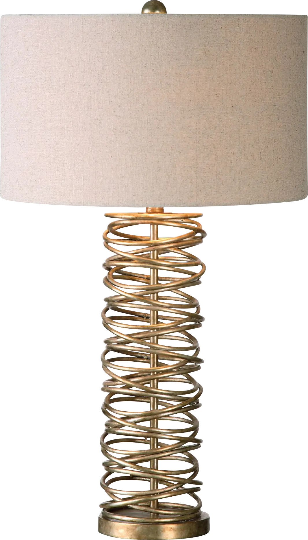 Hawkeye Place Champagne Lamp