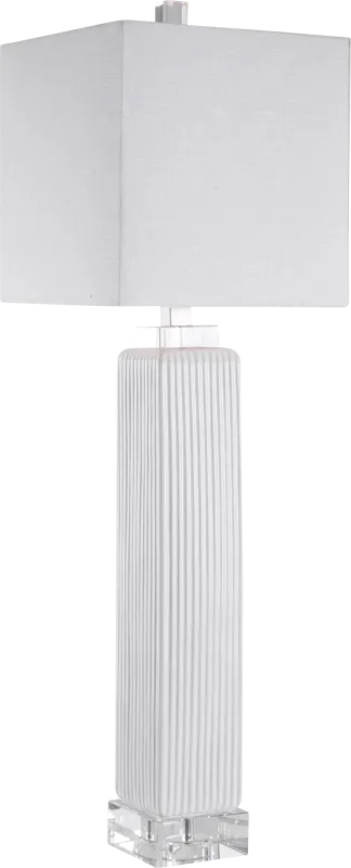 Hitching Post Lane White Lamp