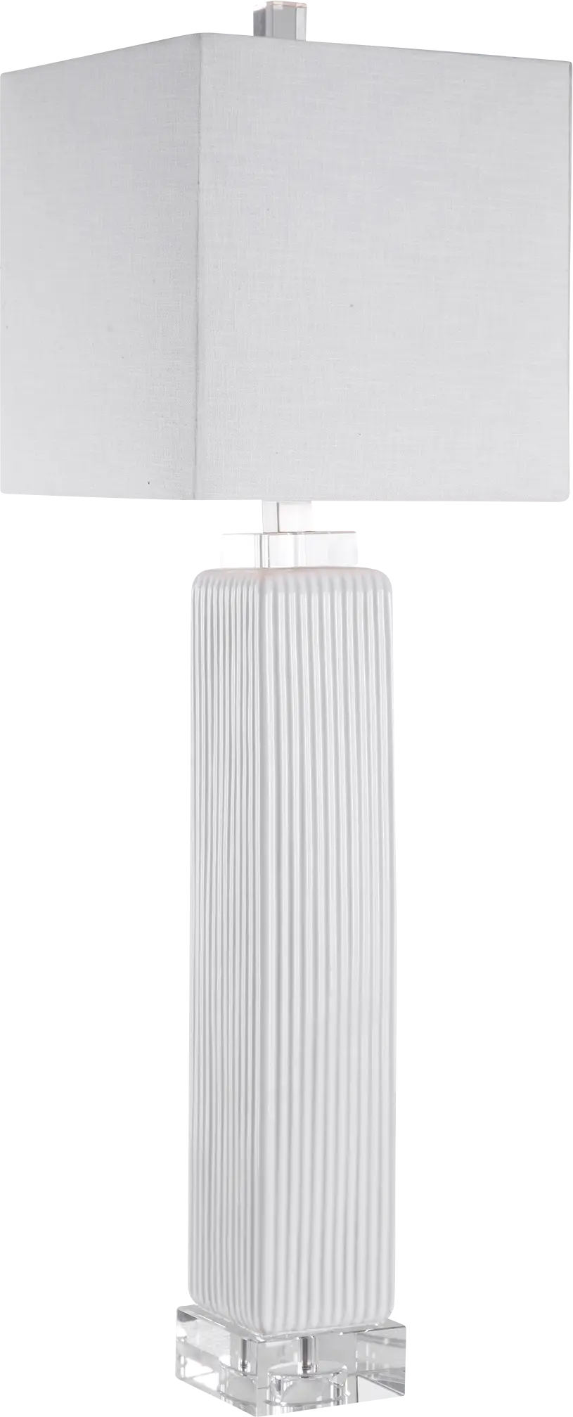 Hitching Post Lane White Lamp