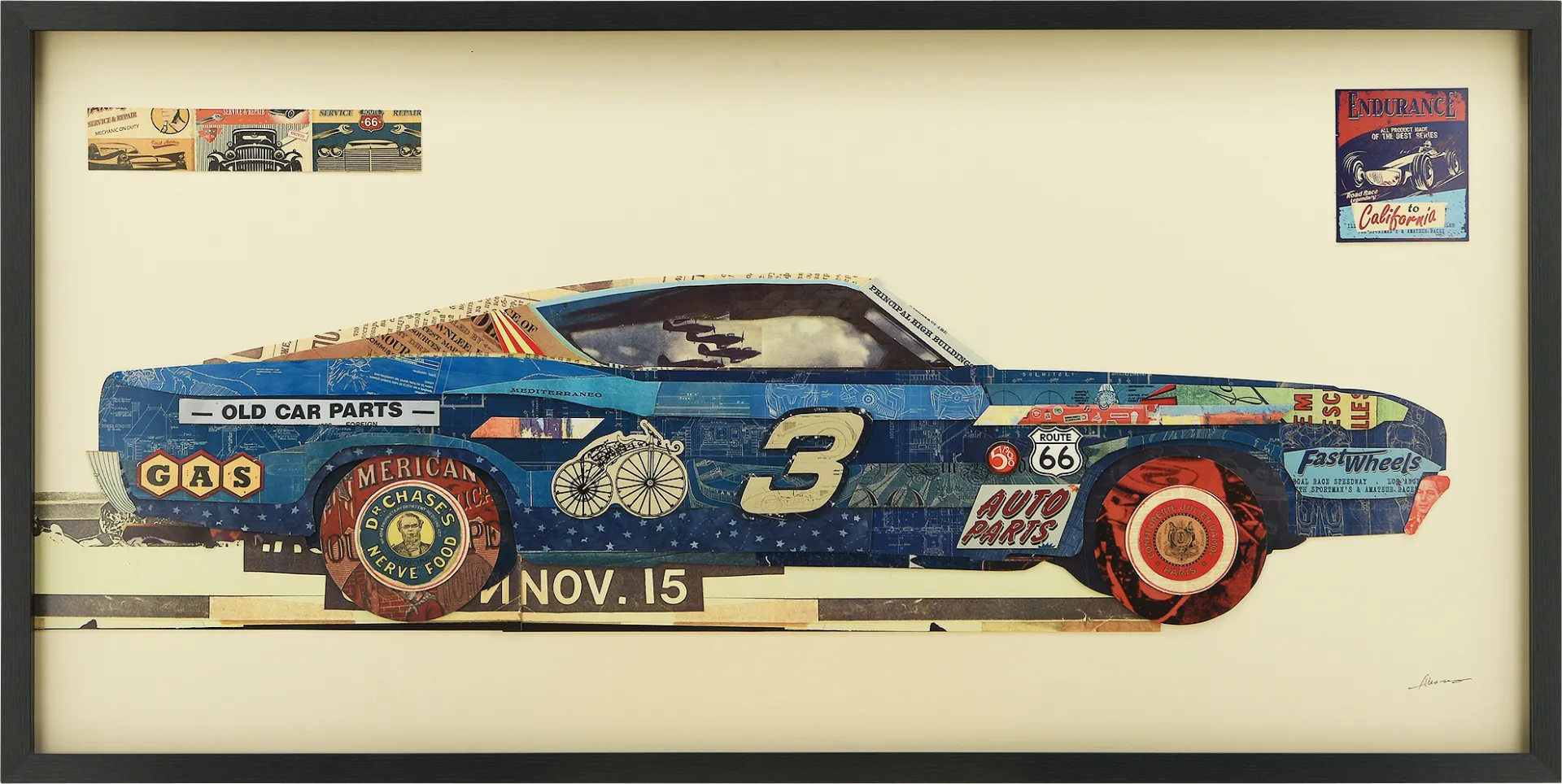 A Vintage Ride Artwork - Image 1