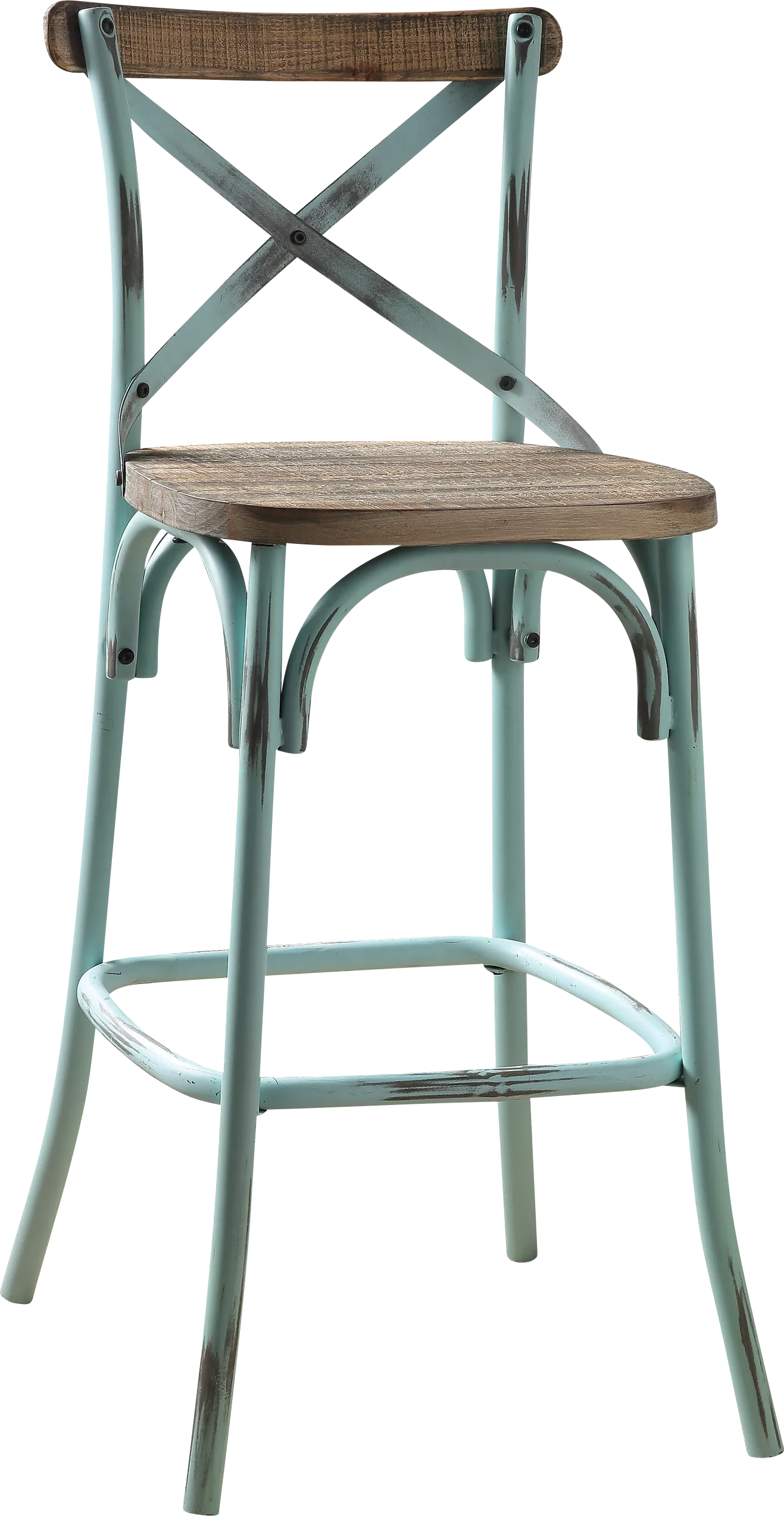 Winhall Sky Blue Barstool - Image 1