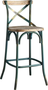 Winhall Turquoise Barstool