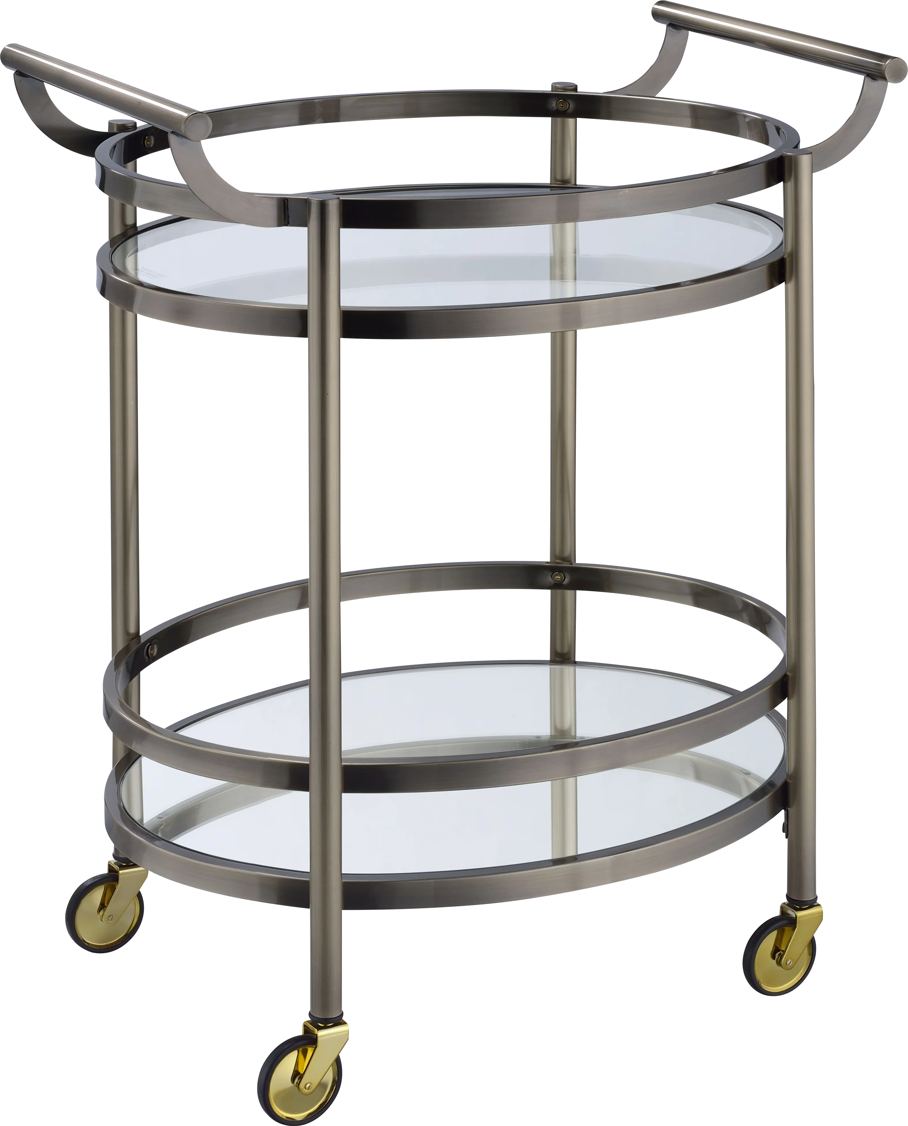 Loreen Bronze Bar Cart - Thumbnail - Image 1