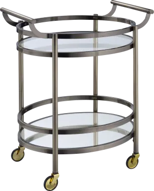 Loreen Bronze Bar Cart