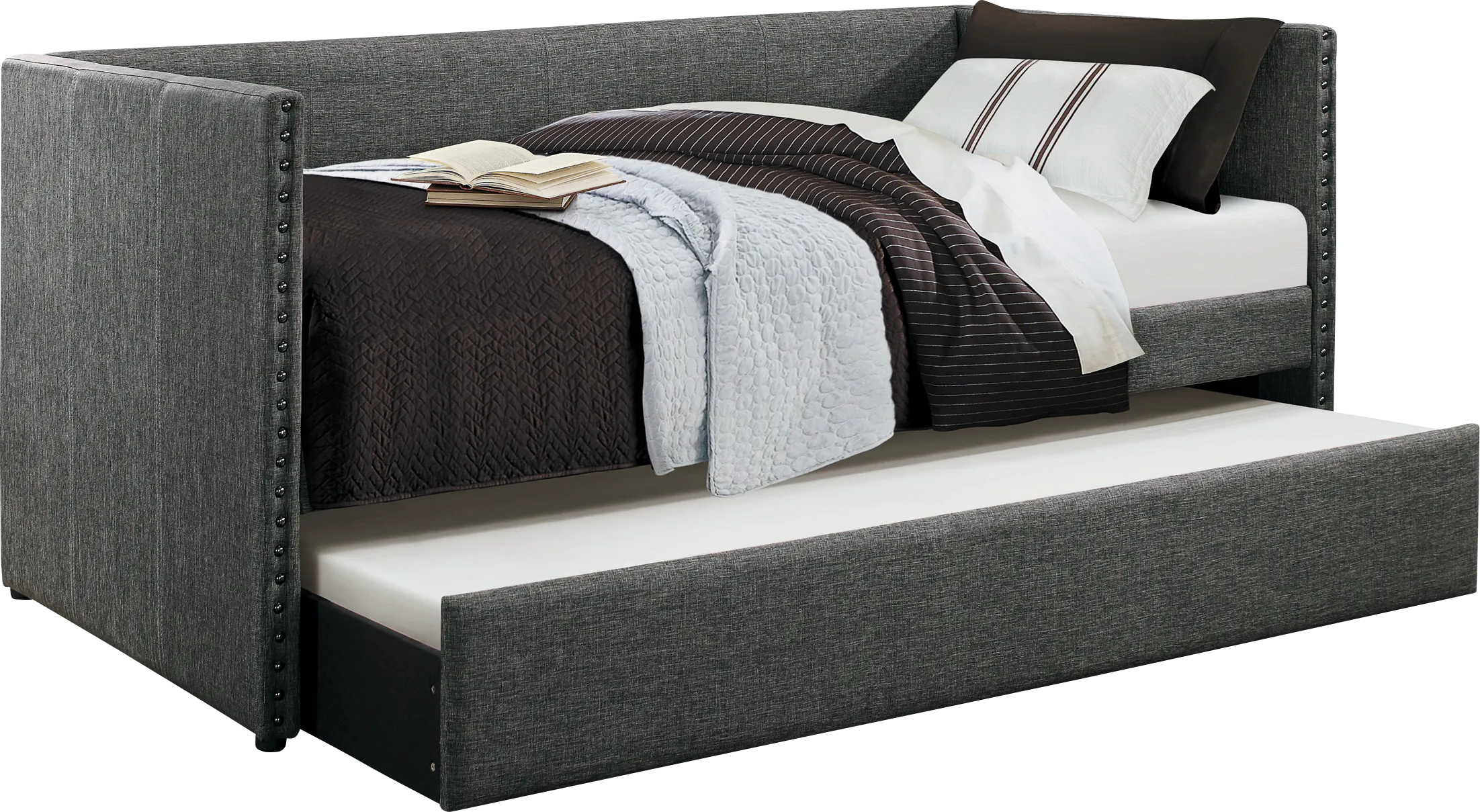 Sanford Way Gray Daybed with Trundle