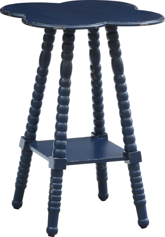 Loverna Blue Accent Table