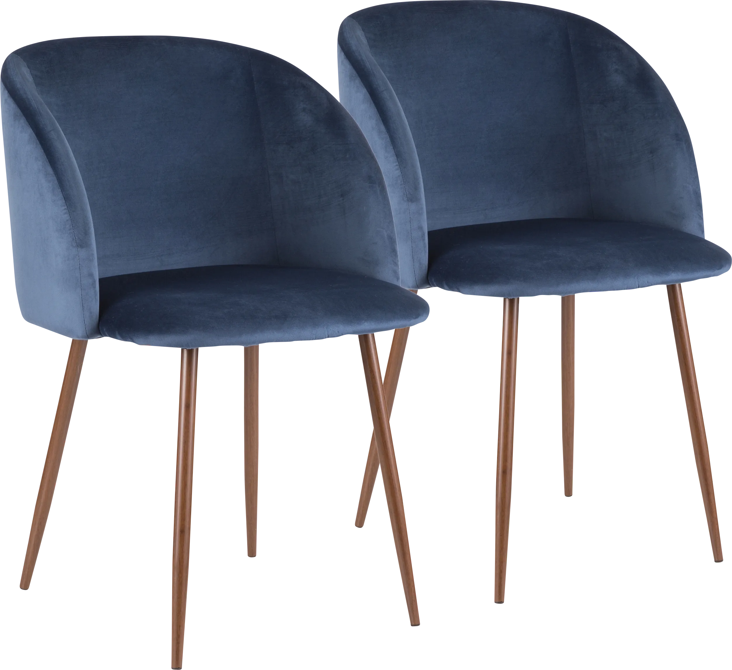 Fulham Blue Dining Chair, Set of 2 - Thumbnail - Image 1