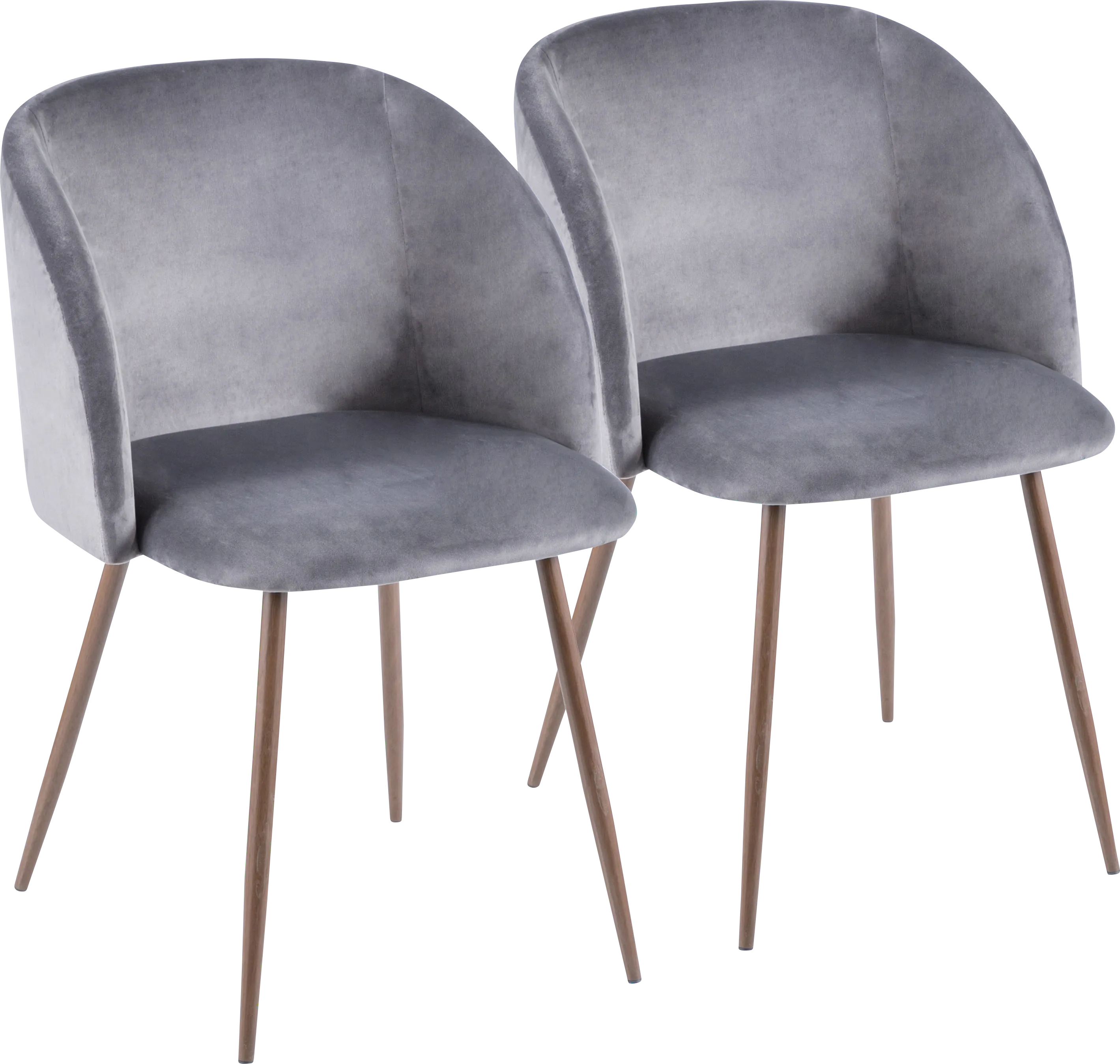 Fulham Gray Dining Chair, Set of 2 - Thumbnail - Image 1