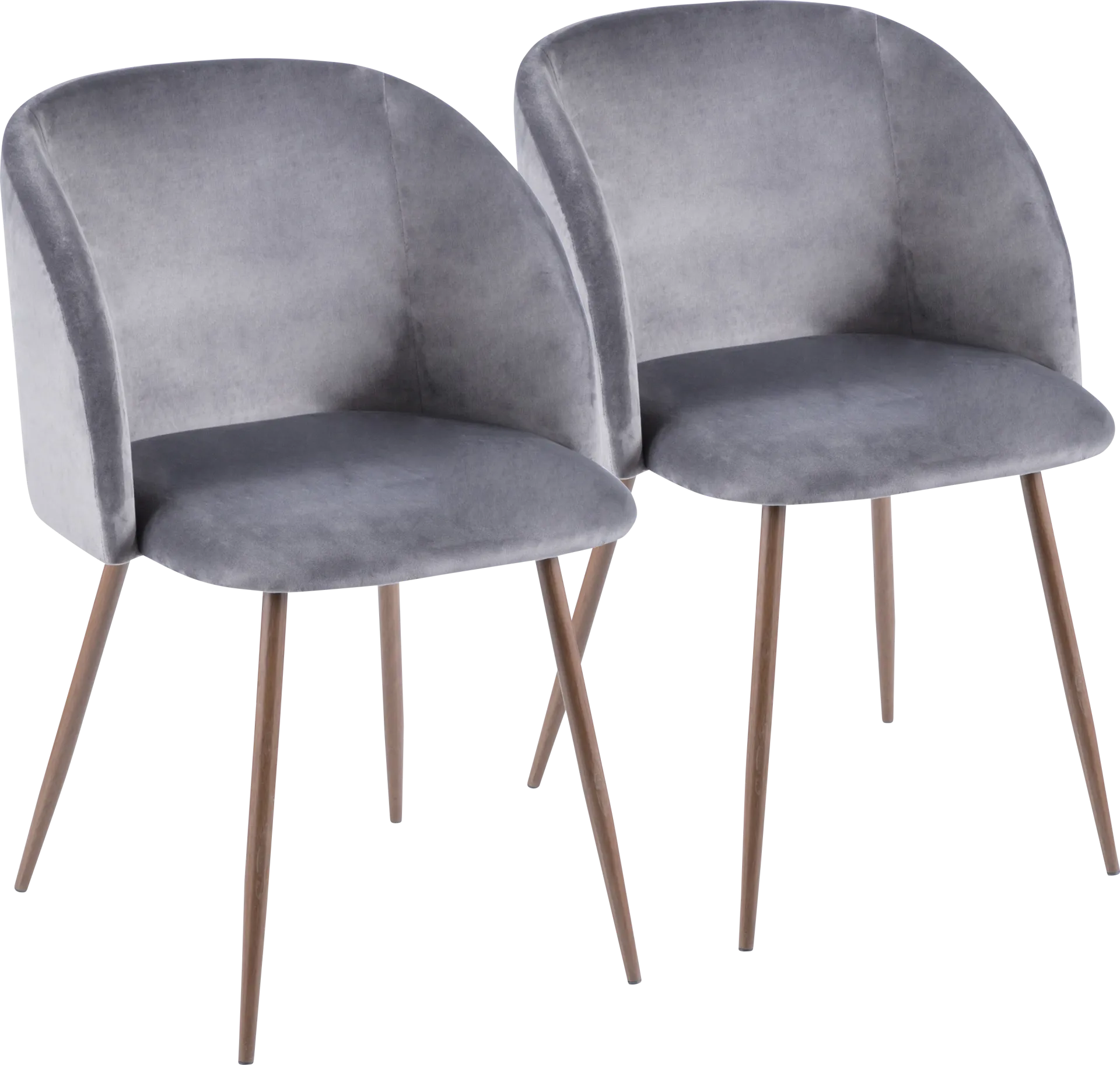 Fulham Gray Dining Chair, Set of 2 - Image 1