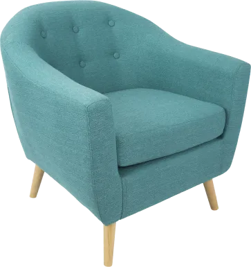 Rozelle Teal Accent Chair