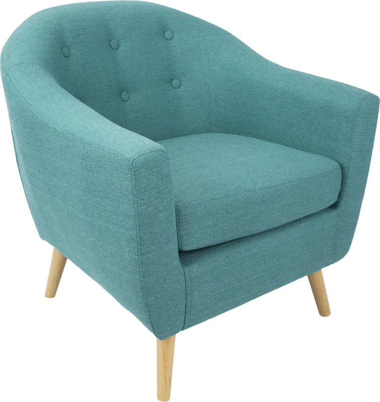 Rozelle Teal Accent Chair