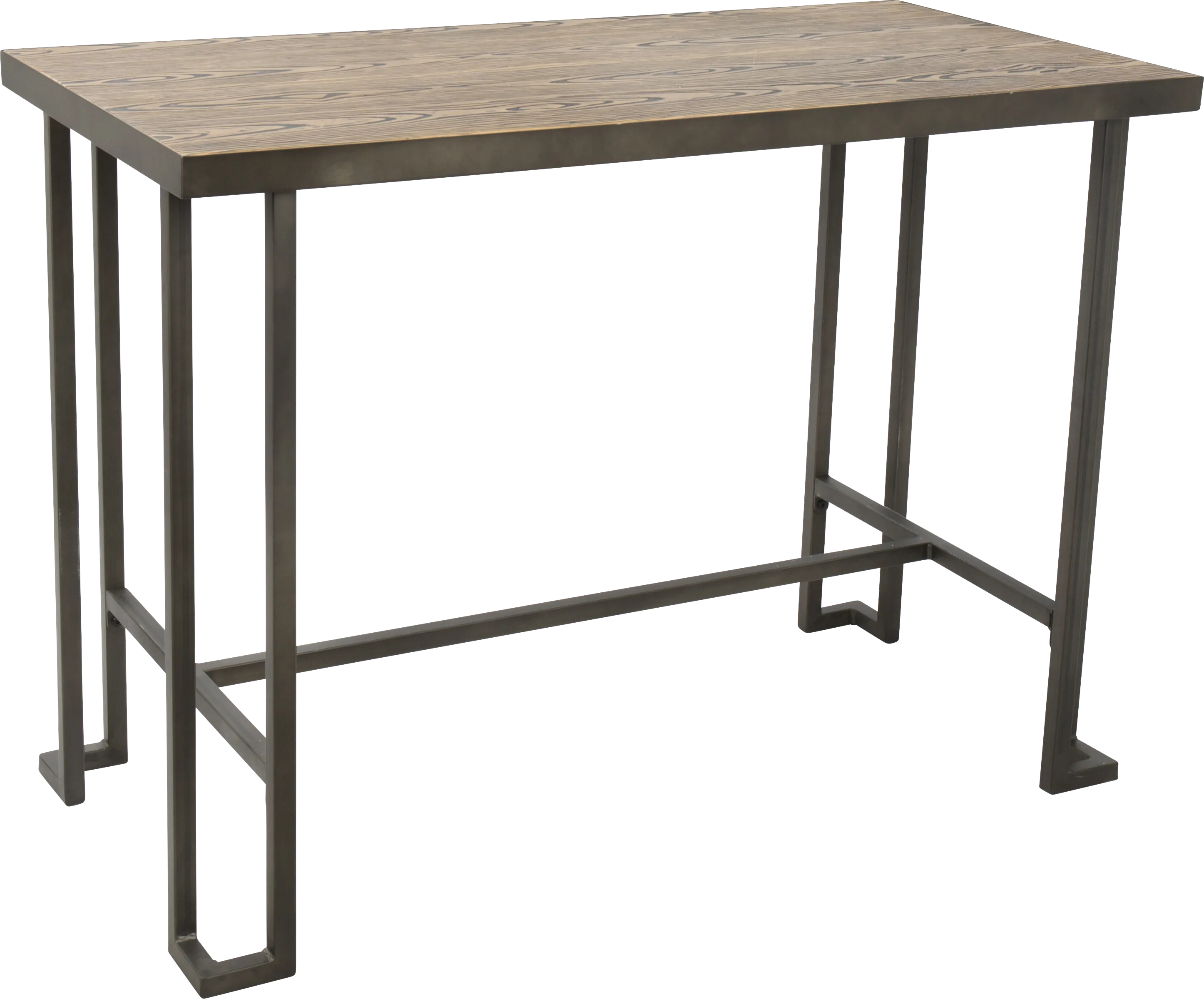 Rutland Brown Counter Height Table - Thumbnail - Image 1