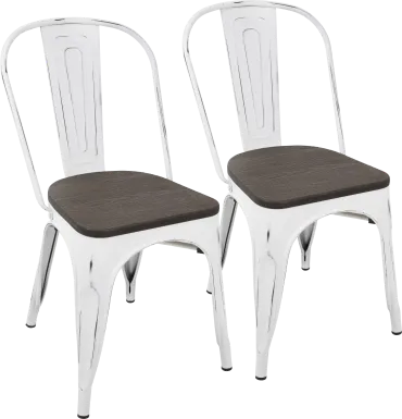 Aldersyde White Dining Chair (Set of 2)