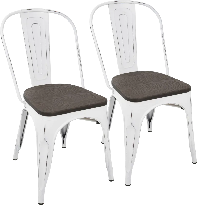 Aldersyde White Dining Chair (Set of 2)