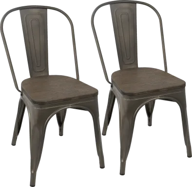 Aldersyde Espresso Dining Chair (Set of 2)