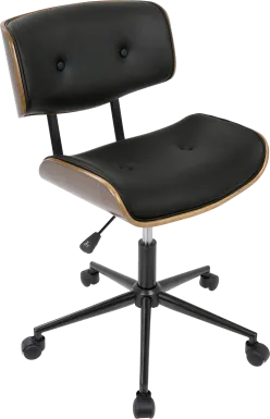 Loxley Black Adjustable Desk Chair