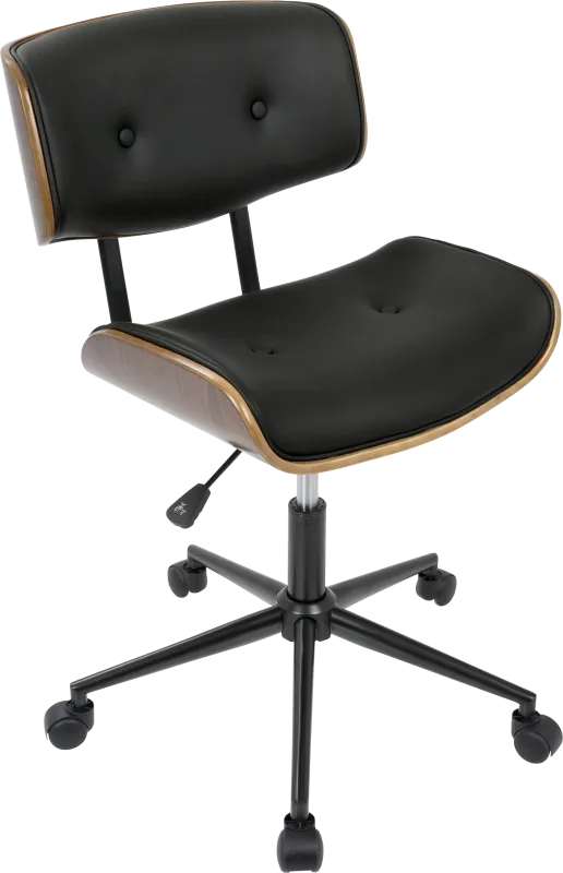 Loxley Black Adjustable Desk Chair