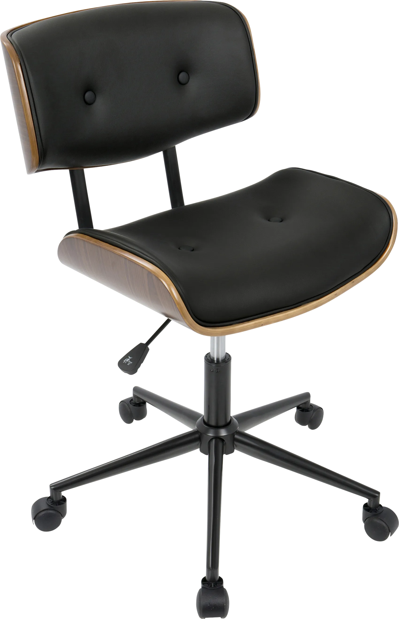 Loxley Black Adjustable Desk Chair - Image 1