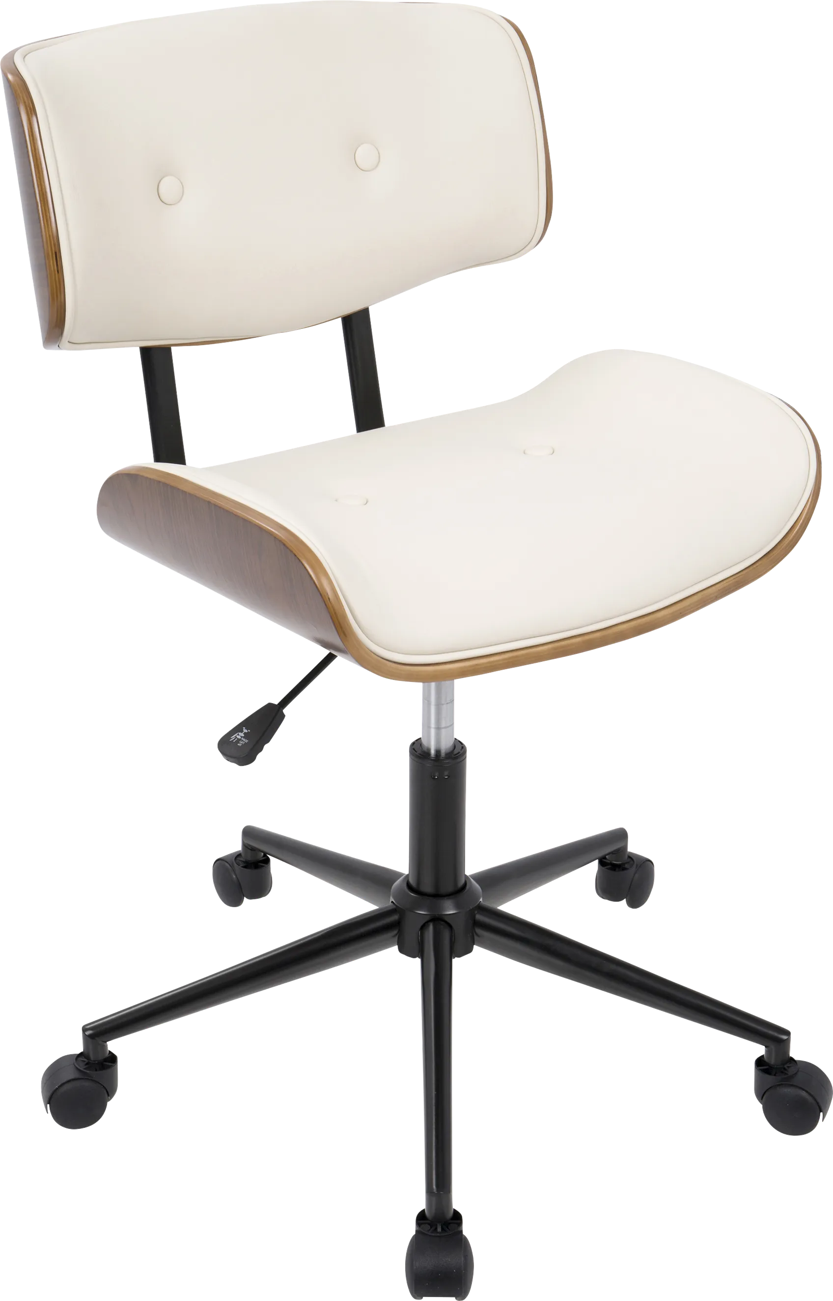 Loxley Cream Adjustable Desk Chair