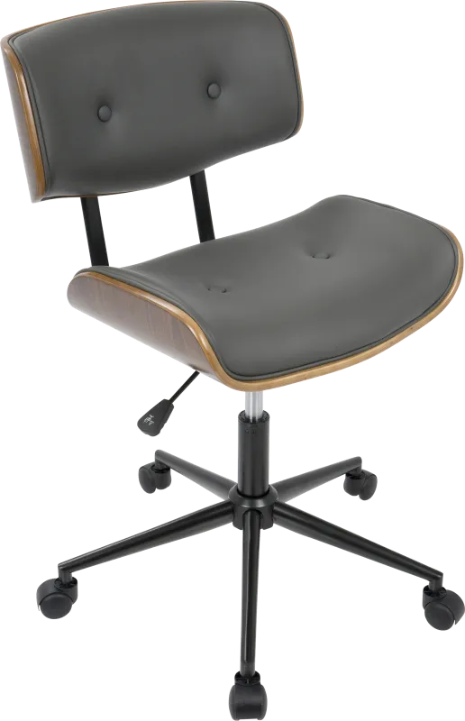 Loxley Gray Adjustable Desk Chair