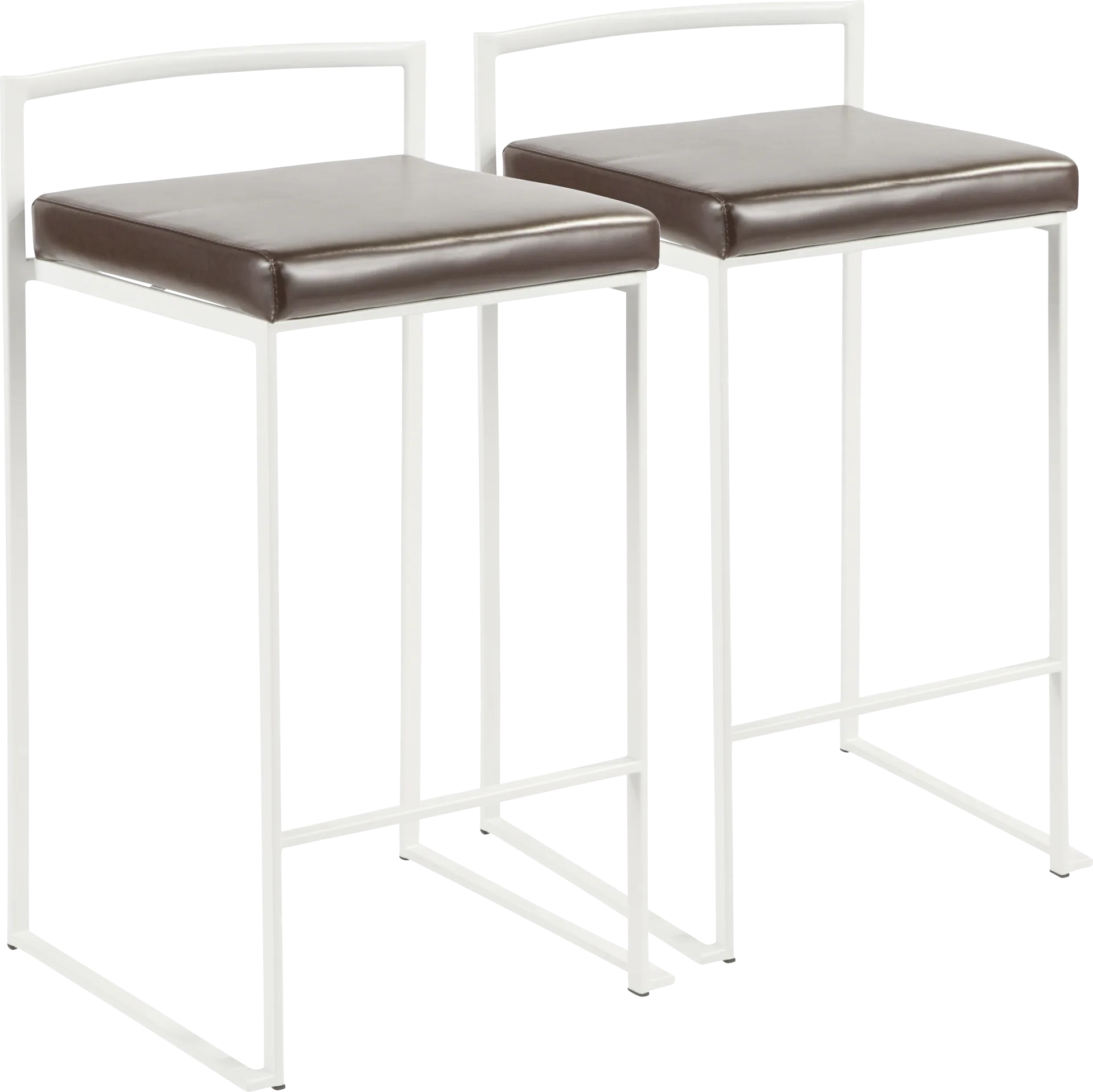Sora Brown Counter Height Stool (Set of 2) - Image 1