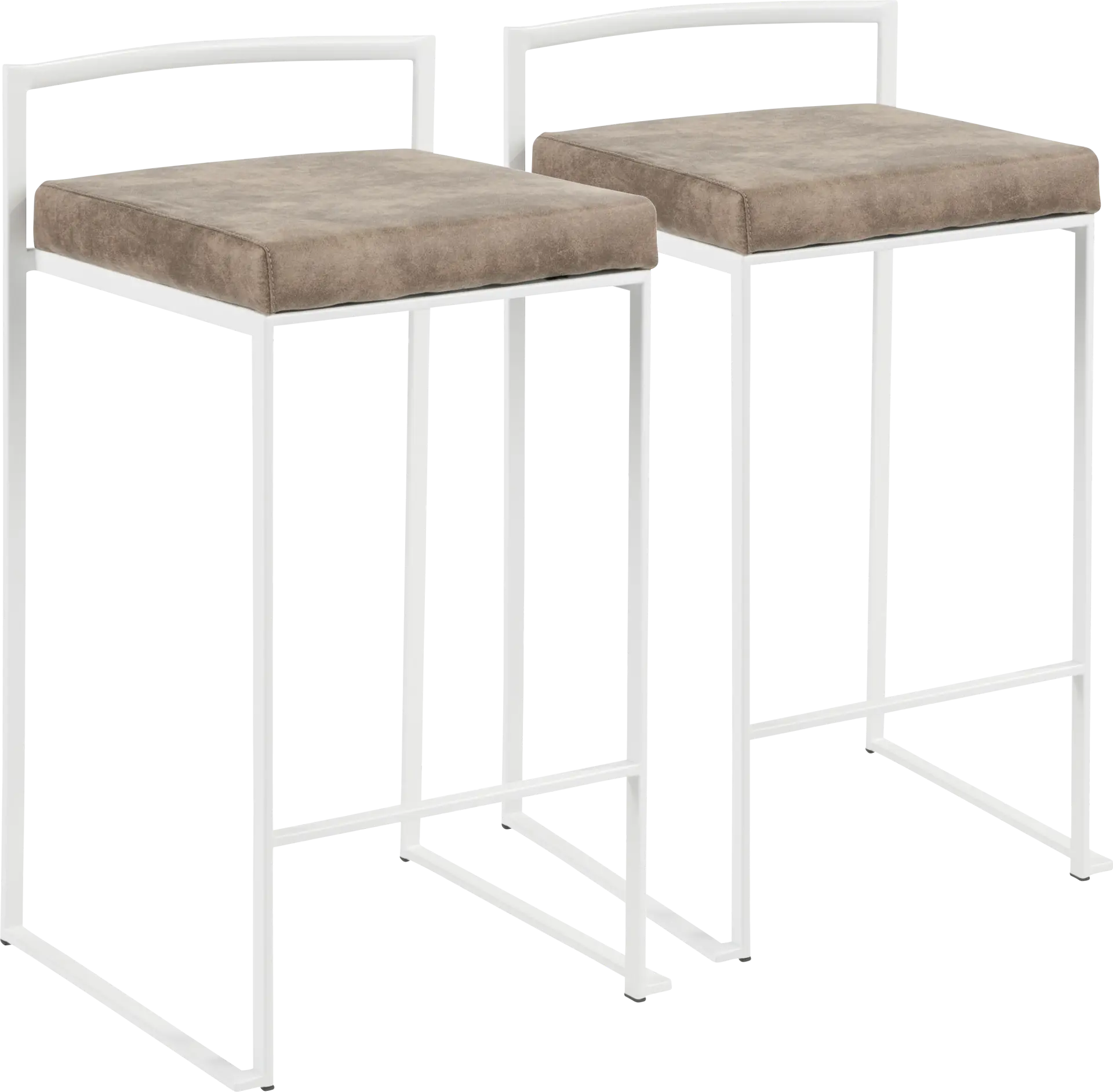 Sora Brown Counter Height Stool (Set of 2)