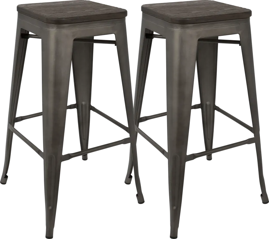 Aldersyde Espresso Barstool (Set of 2)