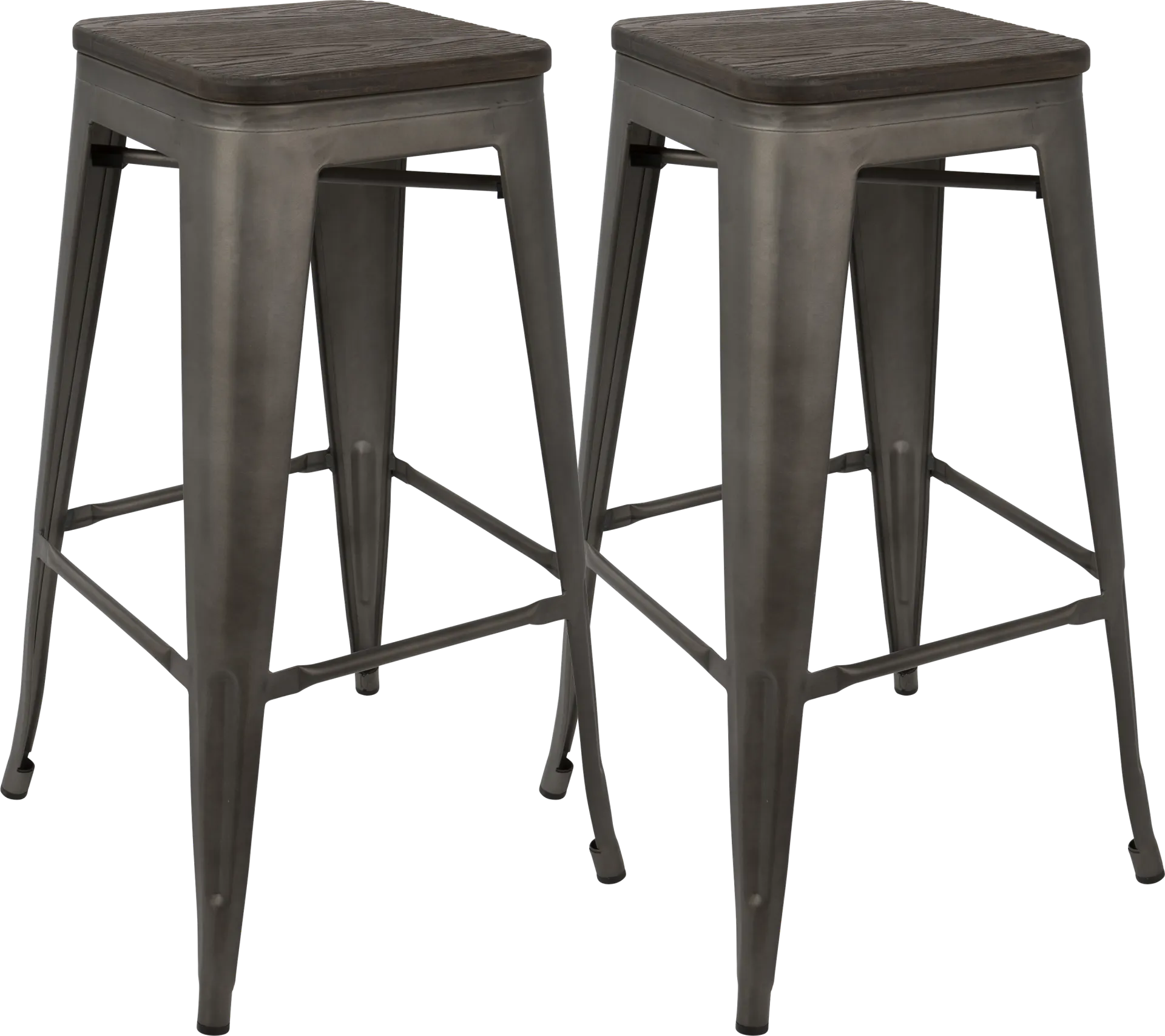 Aldersyde Espresso Barstool (Set of 2) - Image 1