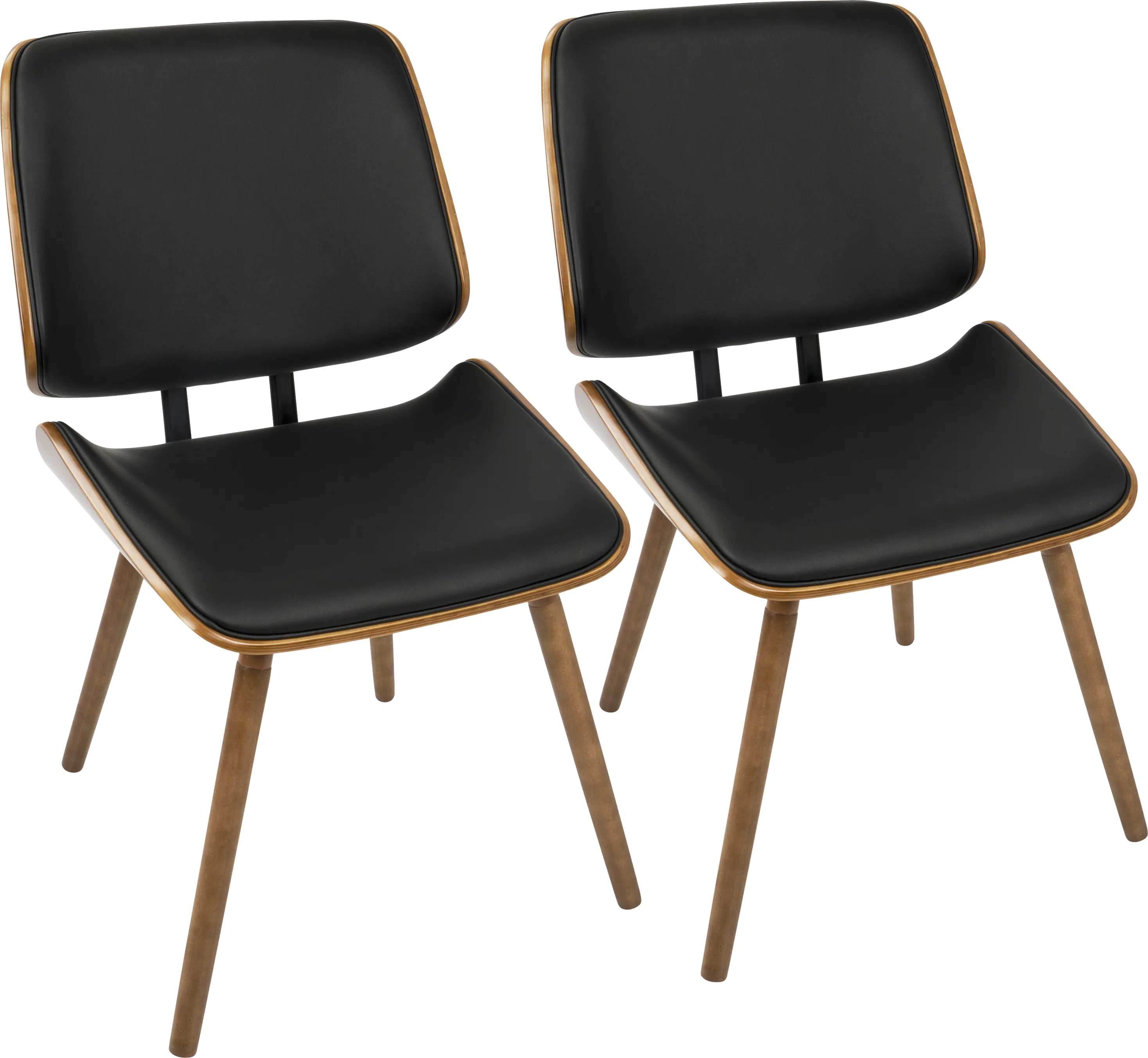 Leverett Black Dining Chair (Set of 2) - Thumbnail - Image 1