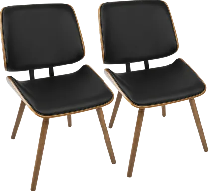 Leverett Black Dining Chair (Set of 2)