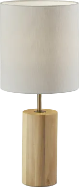 Canyon Cove Oak Lamp