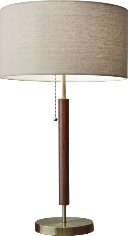 Landmark Lane Walnut Lamp
