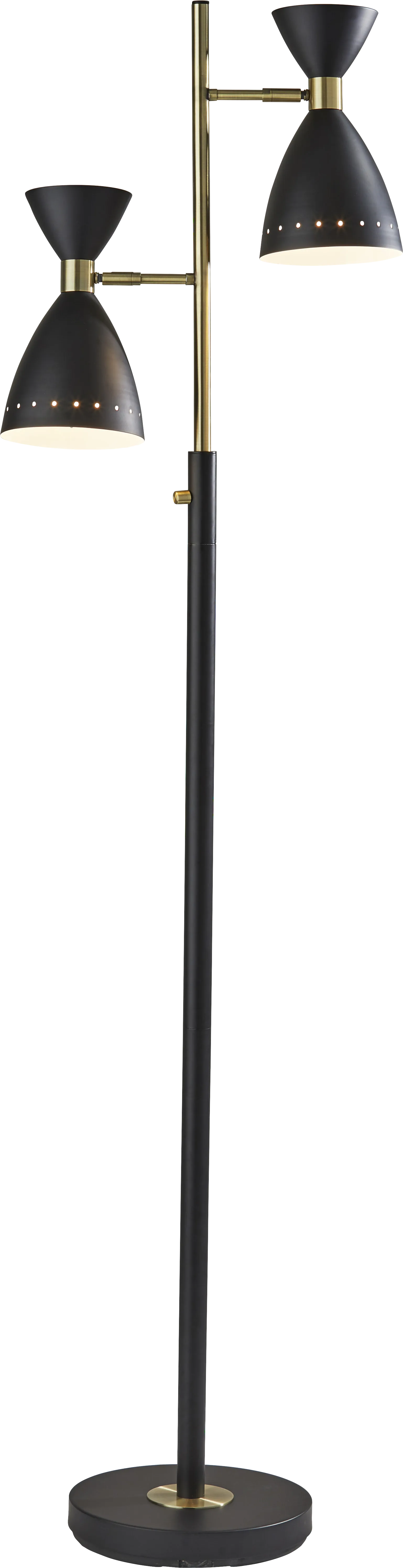 Jules Drive Black Torchiere - Image 1
