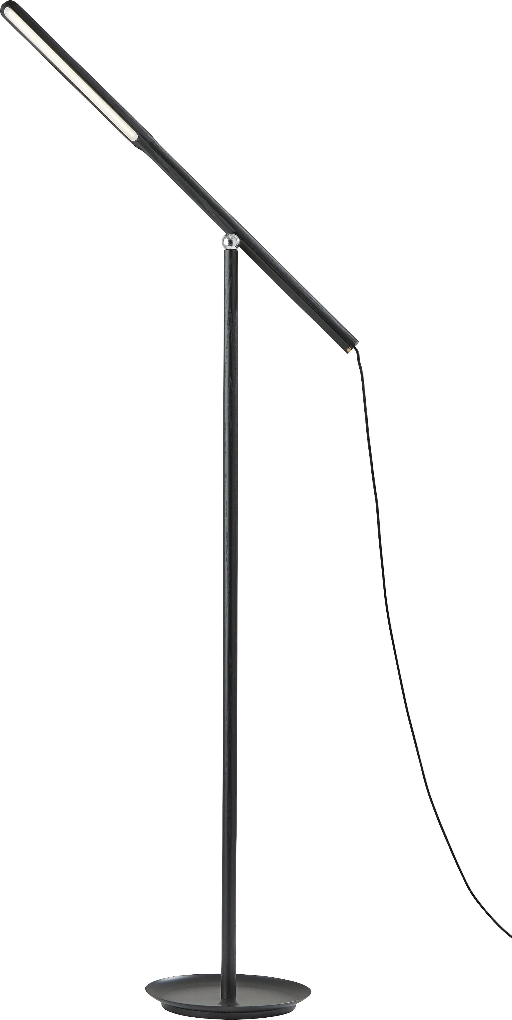 Keystone Court Black Floor Lamp