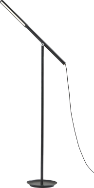 Keystone Court Black Floor Lamp