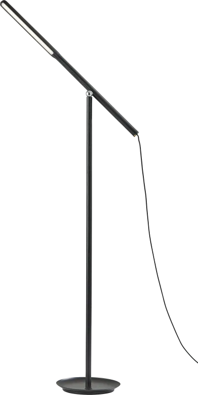 Keystone Court Black Floor Lamp