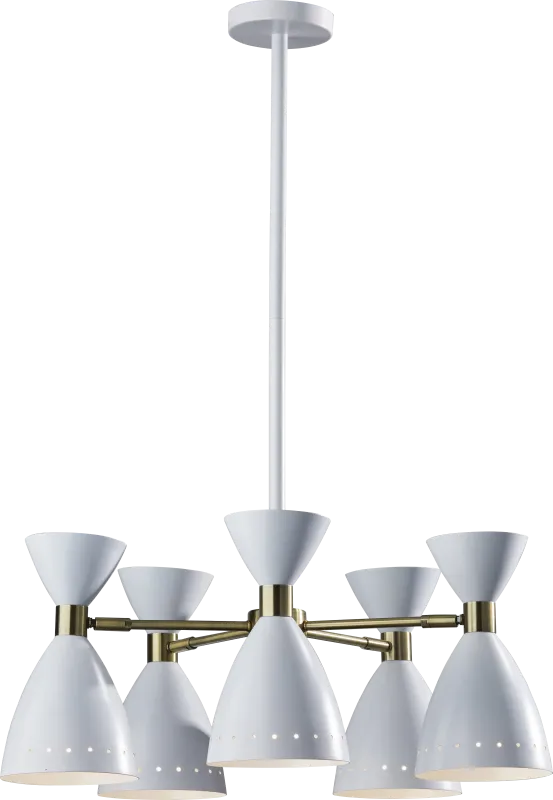 Jules Drive White Pendant