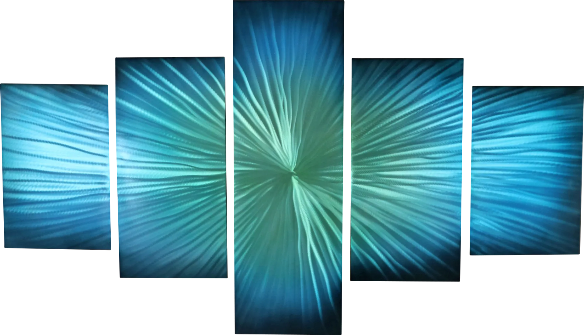 Tamina Navy Wall Decor, Set of 5 - Image 1