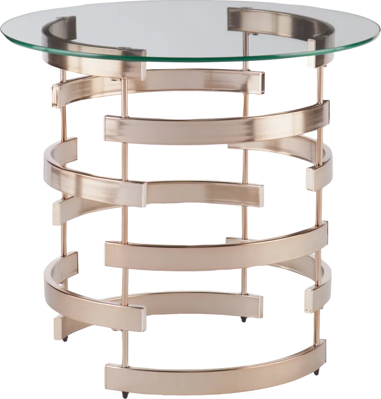 Bryden Gold End Table